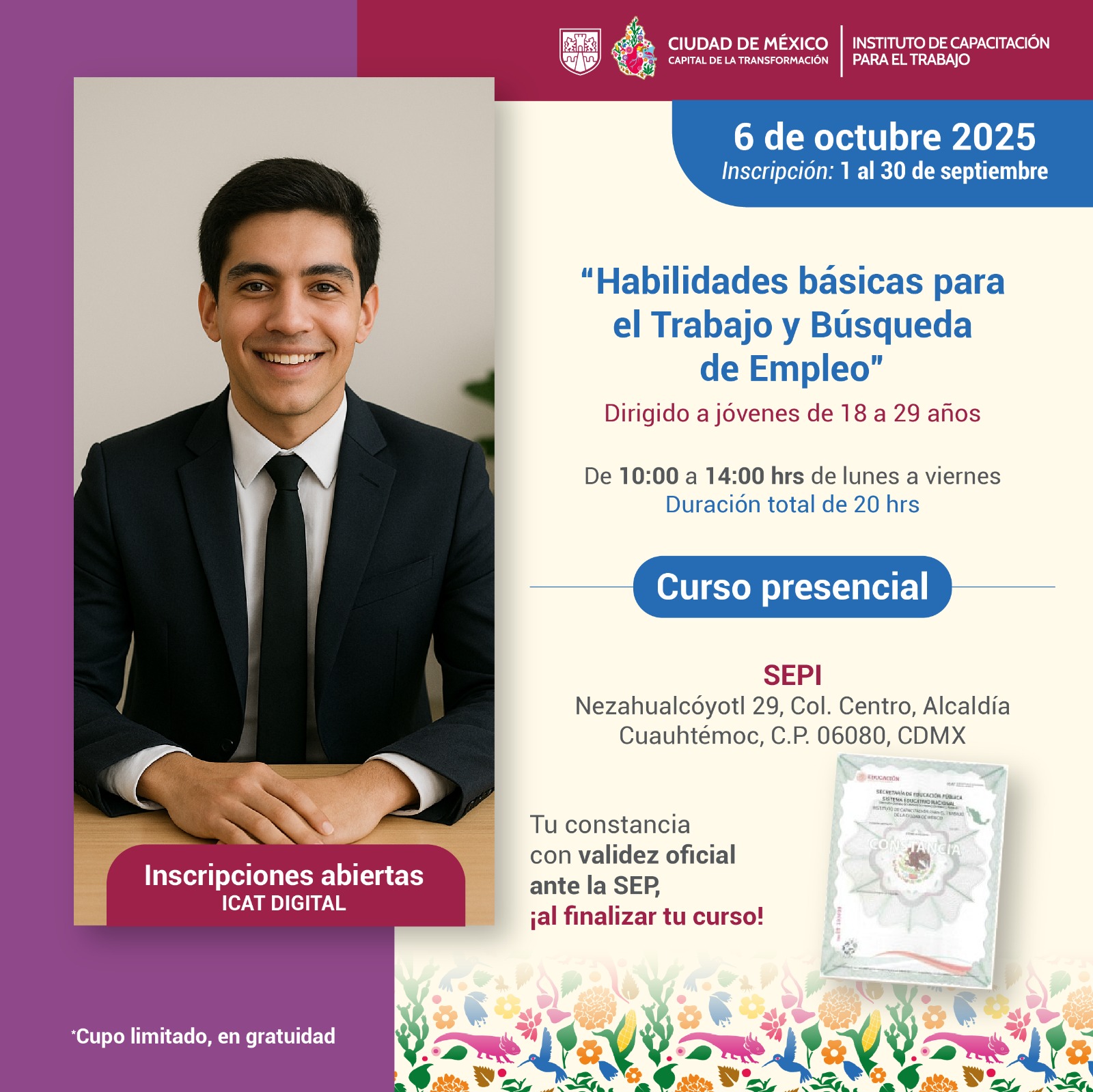 HABILIDADES BÁSICAS PARA EL TRABAJO Y BÚSQUEDA DE EMPLEO